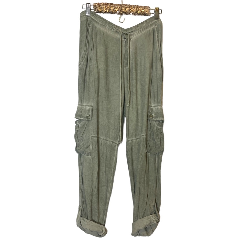 Cloth & Stone Utility Cargo Drawstring Loose Fit Beach Lounge Pants Size 0